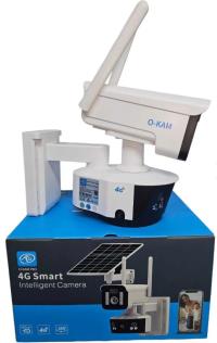 OKAM O-KAM-3920 6MP 4G SOLAR Dual Lens PTZ Camera GUNEŞ PANLLİ SOLAR